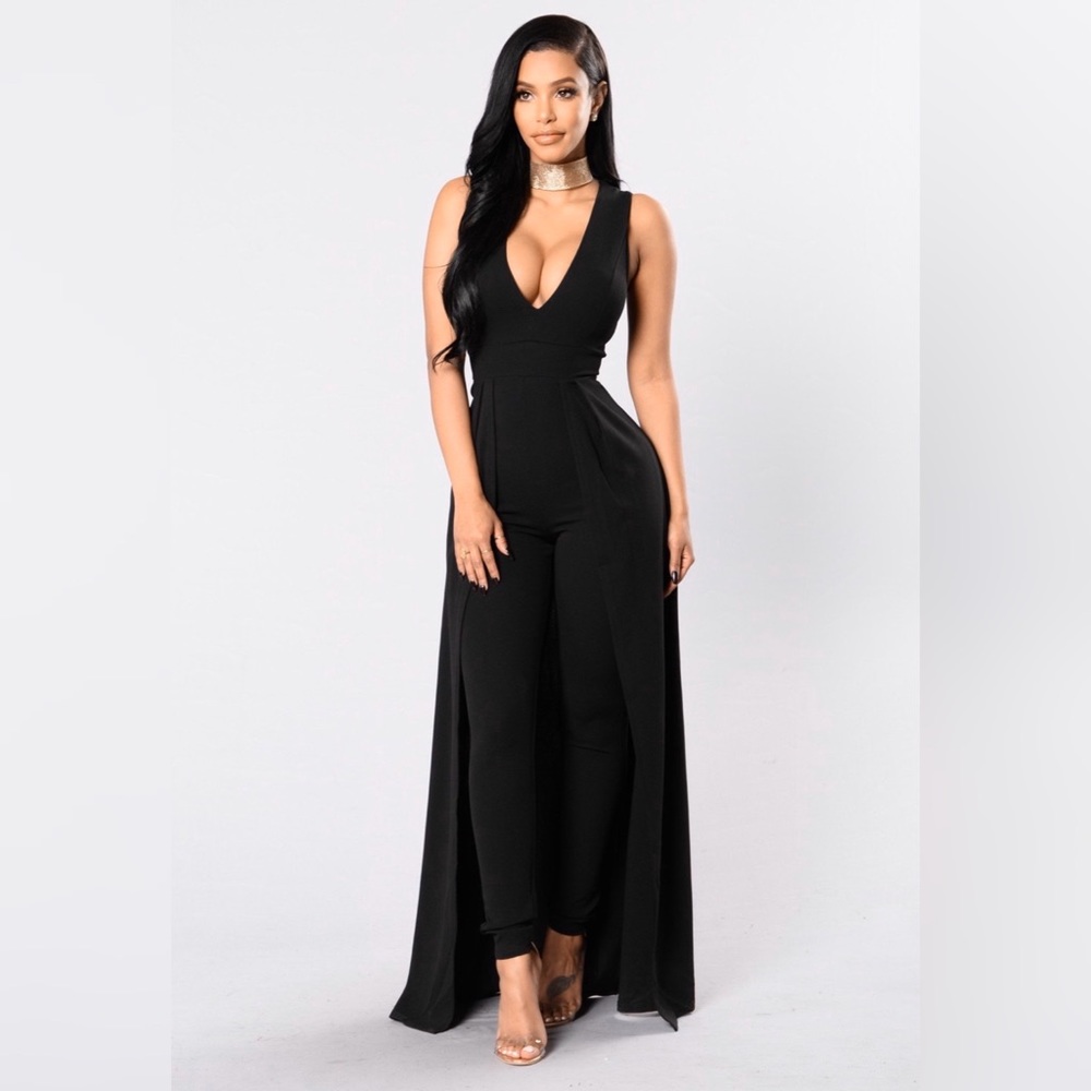 Fashion Nova Jumpsuit black